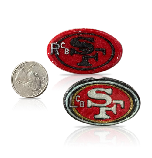 49ers Xray Markers, With Lead initials
